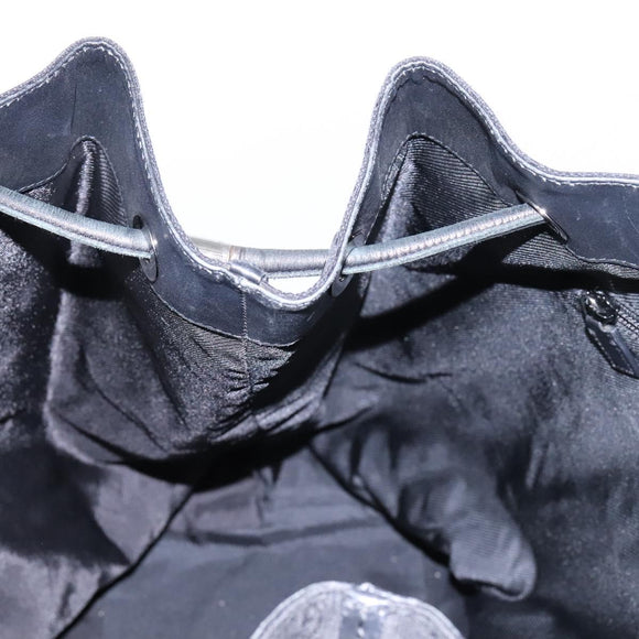 GUCCI GG Canvas Shoulder Bag Black Auth hk2332