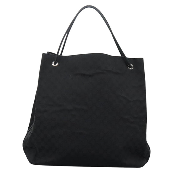 GUCCI GG Canvas Shoulder Bag Black Auth hk2332