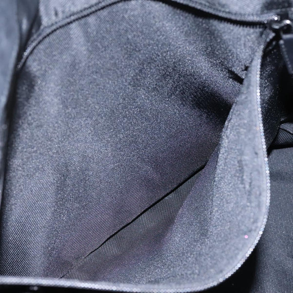 GUCCI GG Canvas Shoulder Bag Black Auth hk2332