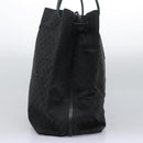 GUCCI GG Canvas Shoulder Bag Black Auth hk2332-4