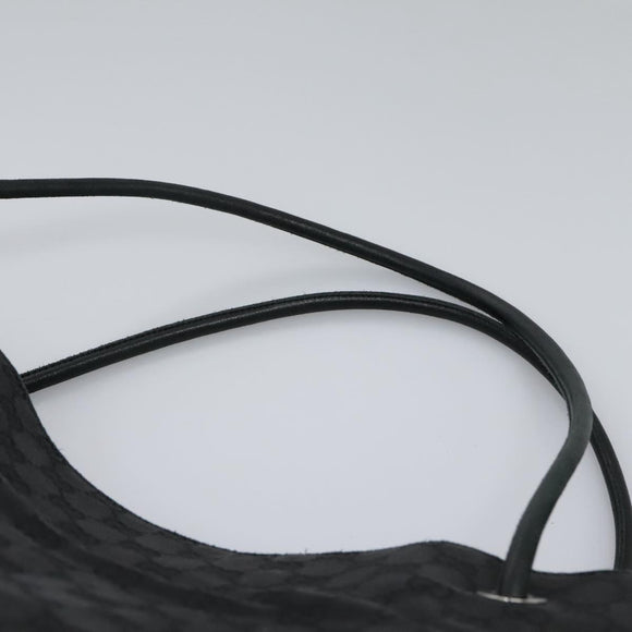 GUCCI GG Canvas Shoulder Bag Black Auth hk2332