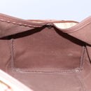 Burberrys Nova Check Boston Bag PVC Beige Auth hk2346-19