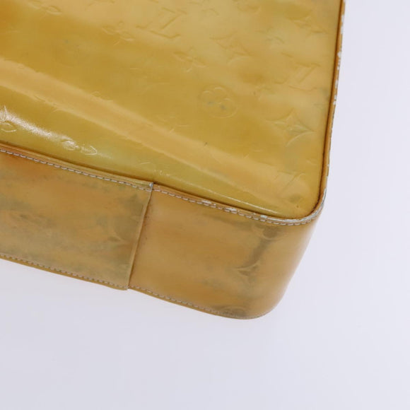 LOUIS VUITTON Monogram Vernis Columbus Tote Bag Gris M91028 LV Auth hk2354