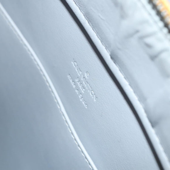 LOUIS VUITTON Monogram Vernis Columbus Tote Bag Gris M91028 LV Auth hk2354