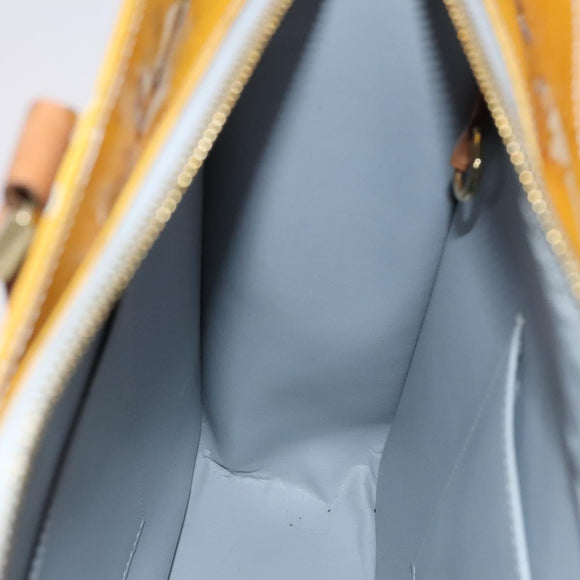 LOUIS VUITTON Monogram Vernis Columbus Tote Bag Gris M91028 LV Auth hk2354