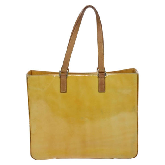 LOUIS VUITTON Monogram Vernis Columbus Tote Bag Gris M91028 LV Auth hk2354