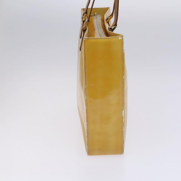 LOUIS VUITTON Monogram Vernis Columbus Tote Bag Gris M91028 LV Auth hk2354