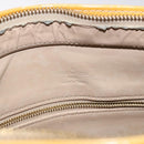 LOUIS VUITTON Monogram Vernis Houston Hand Bag Beige M91004 LV Auth hk2355-19