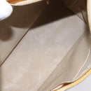 LOUIS VUITTON Monogram Vernis Houston Hand Bag Beige M91004 LV Auth hk2355-11