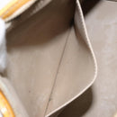 LOUIS VUITTON Monogram Vernis Houston Hand Bag Beige M91004 LV Auth hk2355-23