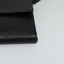 LOUIS VUITTON Epi Pochette Arche Shoulder Bag Black Noir M52572 LV Auth hk2361-16