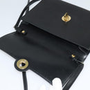 LOUIS VUITTON Epi Pochette Arche Shoulder Bag Black Noir M52572 LV Auth hk2361-9