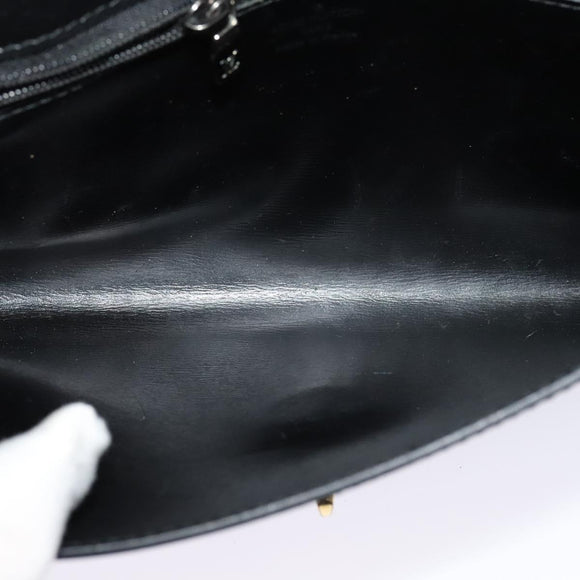 LOUIS VUITTON Epi Pochette Arche Shoulder Bag Black Noir M52572 LV Auth hk2361