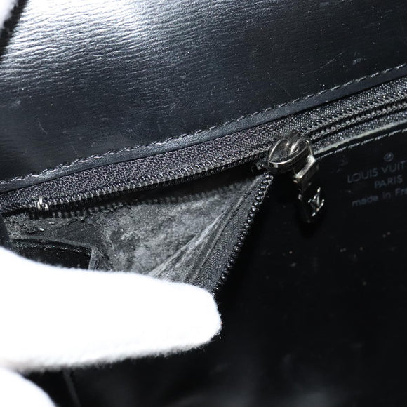 LOUIS VUITTON Epi Pochette Arche Shoulder Bag Black Noir M52572 LV Auth hk2361