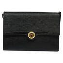 LOUIS VUITTON Epi Pochette Arche Shoulder Bag Black Noir M52572 LV Auth hk2361-13