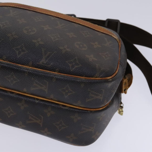 LOUIS VUITTON Monogram Reporter PM Shoulder Bag M45254 LV Auth hk2367