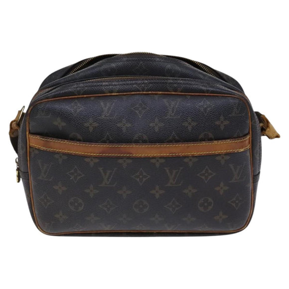 LOUIS VUITTON Monogram Reporter PM Shoulder Bag M45254 LV Auth hk2367