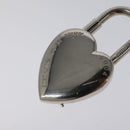 HERMES Cadena Fantasy Heart Padlock 2024 Limited Edition Silver Auth hk2369-6
