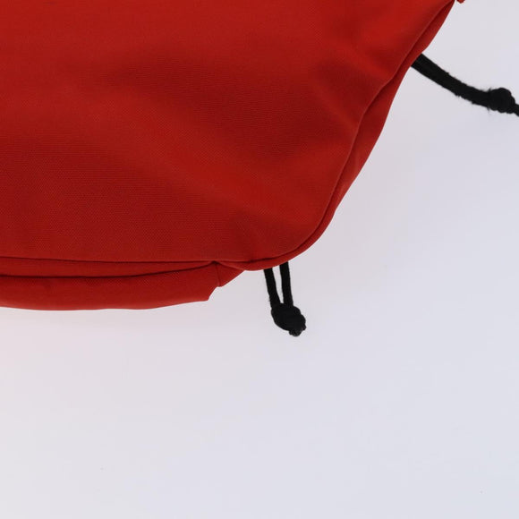 BALENCIAGA Wheel Waist bag Nylon Red 533009 Auth hk2377