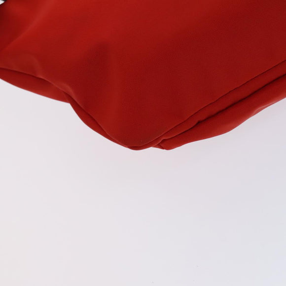 BALENCIAGA Wheel Waist bag Nylon Red 533009 Auth hk2377