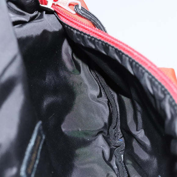 BALENCIAGA Wheel Waist bag Nylon Red 533009 Auth hk2377