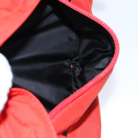 BALENCIAGA Wheel Waist bag Nylon Red 533009 Auth hk2377