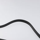 Salvatore Ferragamo Accessory Pouch Leather Black Gold Auth hk2391-14