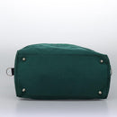 Burberrys Boston Bag Canvas 2way Green Auth hk2392-10