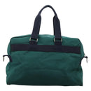 Burberrys Boston Bag Canvas 2way Green Auth hk2392-2