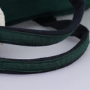 Burberrys Boston Bag Canvas 2way Green Auth hk2392-8