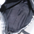 BURBERRY Nova Check Hand Bag Nylon Black Auth hk2393-12