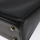 GIVENCHY Hand Bag Leather Black Auth hk2395-15