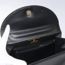 GIVENCHY Hand Bag Leather Black Auth hk2395-11