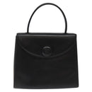 GIVENCHY Hand Bag Leather Black Auth hk2395-13