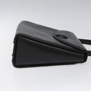 GIVENCHY Hand Bag Leather Black Auth hk2395-3