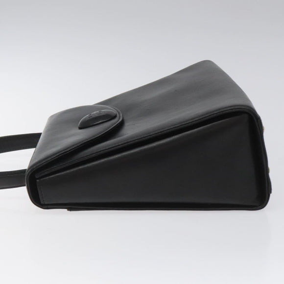 GIVENCHY Hand Bag Leather Black Auth hk2395