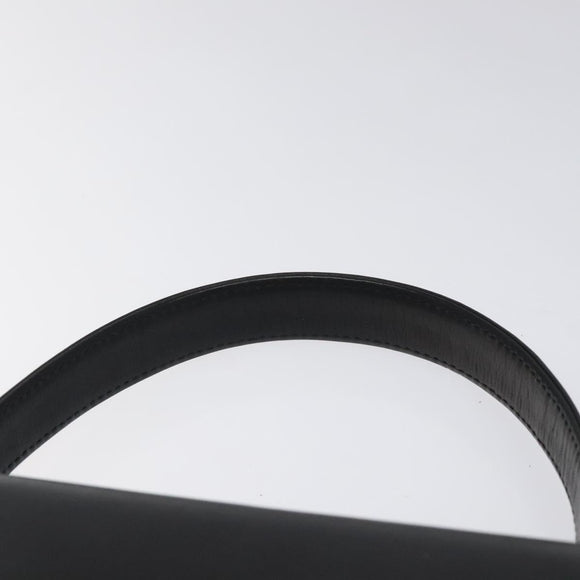 GIVENCHY Hand Bag Leather Black Auth hk2395