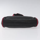 BVLGARI Hand Bag Leather Black Auth hk2396-5