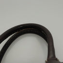 FENDI Celeria Hand Bag Leather Brown Silver Auth hk2399-8