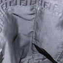 FENDI Zucchino Canvas Tote Bag Black Auth hk2404-17