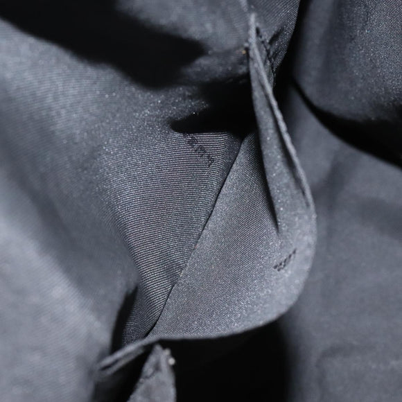 FENDI Zucchino Canvas Tote Bag Black Auth hk2404