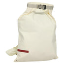 PRADA Sports Backpack Nylon White Auth hk2405-1