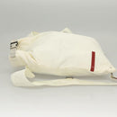PRADA Sports Backpack Nylon White Auth hk2405-4