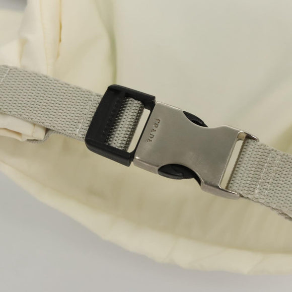 PRADA Sports Backpack Nylon White Auth hk2405