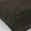 PRADA Tote Bag Nylon Khaki Gold Auth hk2406-14