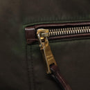 PRADA Tote Bag Nylon Khaki Gold Auth hk2406-18