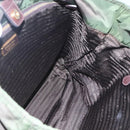 PRADA Tote Bag Nylon Khaki Gold Auth hk2406-20