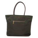 PRADA Tote Bag Nylon Khaki Gold Auth hk2406-2