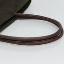 PRADA Tote Bag Nylon Khaki Gold Auth hk2406-7