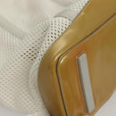 PRADA Shoulder Bag Nylon White Silver Auth hk2408-10